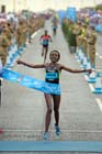 Tiruneah Dibaba wins the 2012 BUPA GNR.